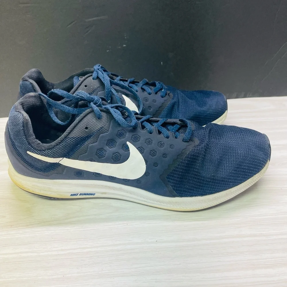 Nike Downshifter Tennis Shoe - Mens - Navy Blue - Size 12